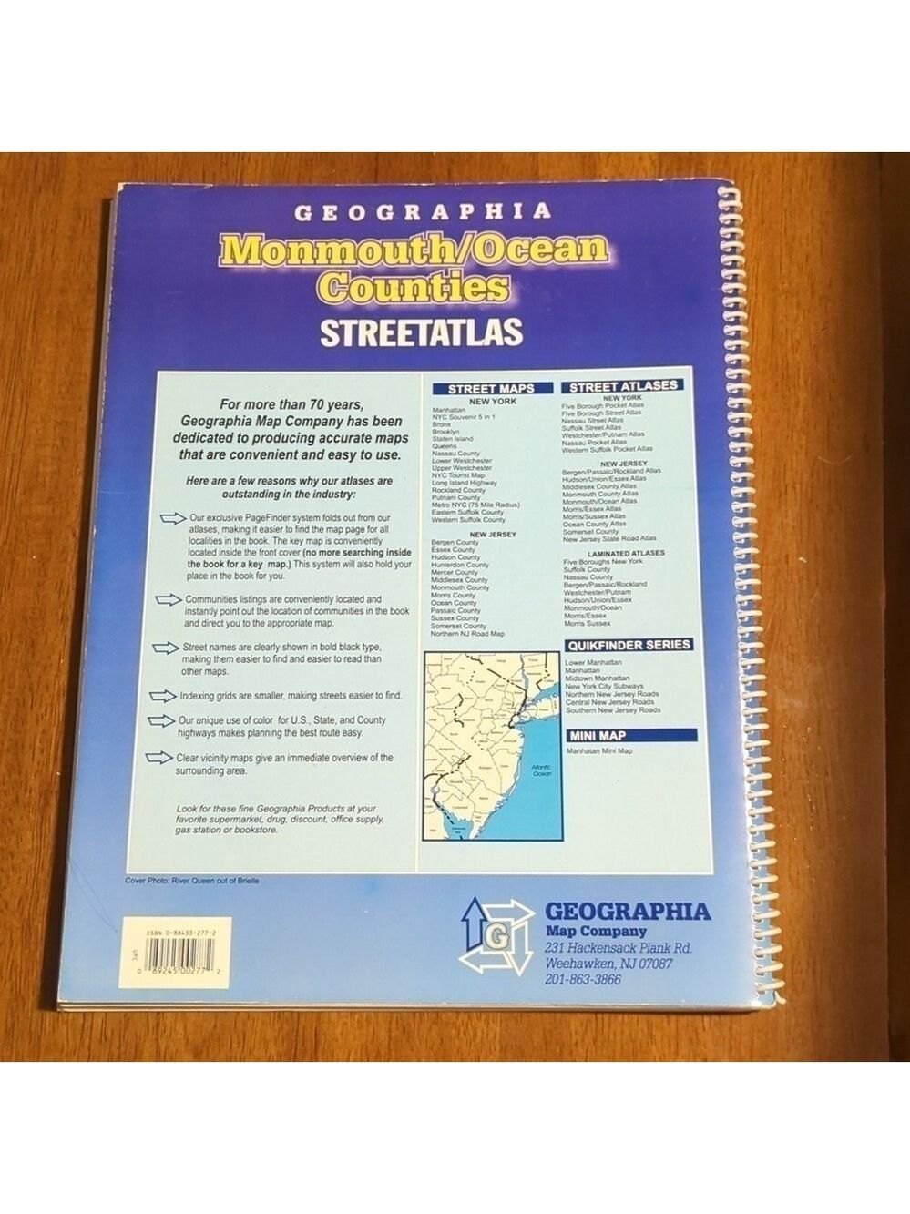 Geographia Monmouth Ocean County New Jersey Atlas 2003 - Picture 2 of 16